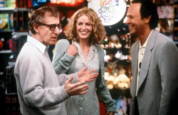 Woody Allen, Elisabeth Shue and Billy Crystal in 'Deconstructing Harry'