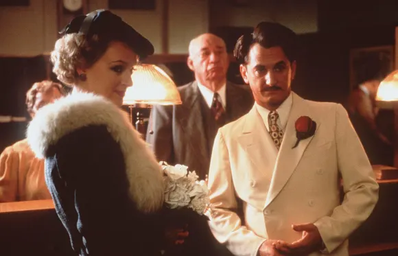 Uma Thurman and Sean Penn in 'Sweet and Lowdown'