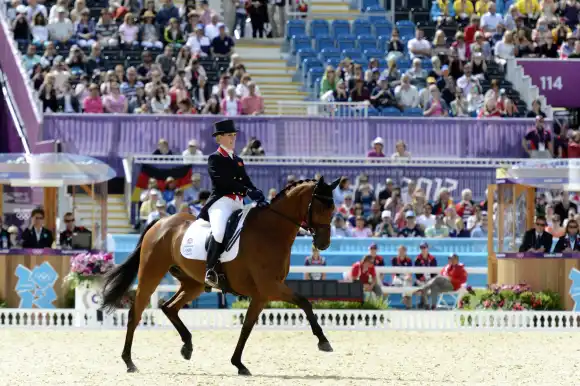Zara Tindall at the 2012 Olympics in London