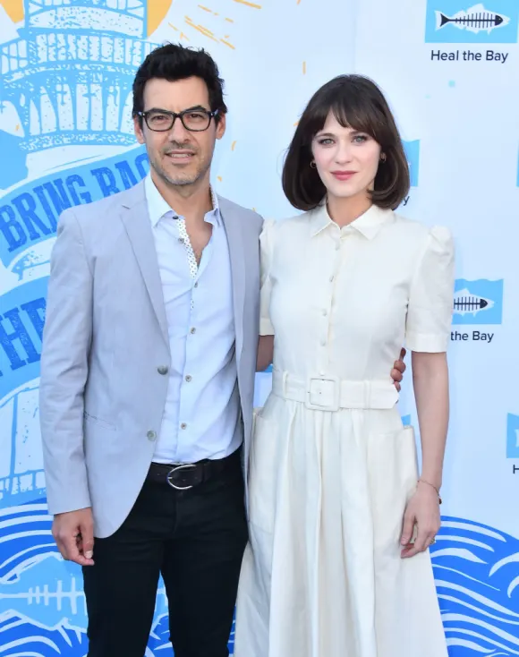 Jacob Pechenik and Zooey Deschanel
